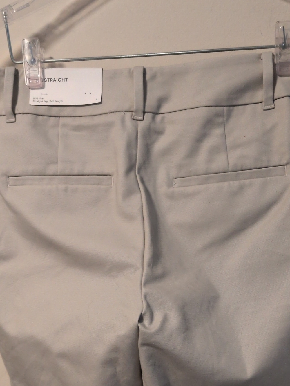 Ann Taylor The Straight Mid Rise Full Length Pants 2 - Picture 8 of 16
